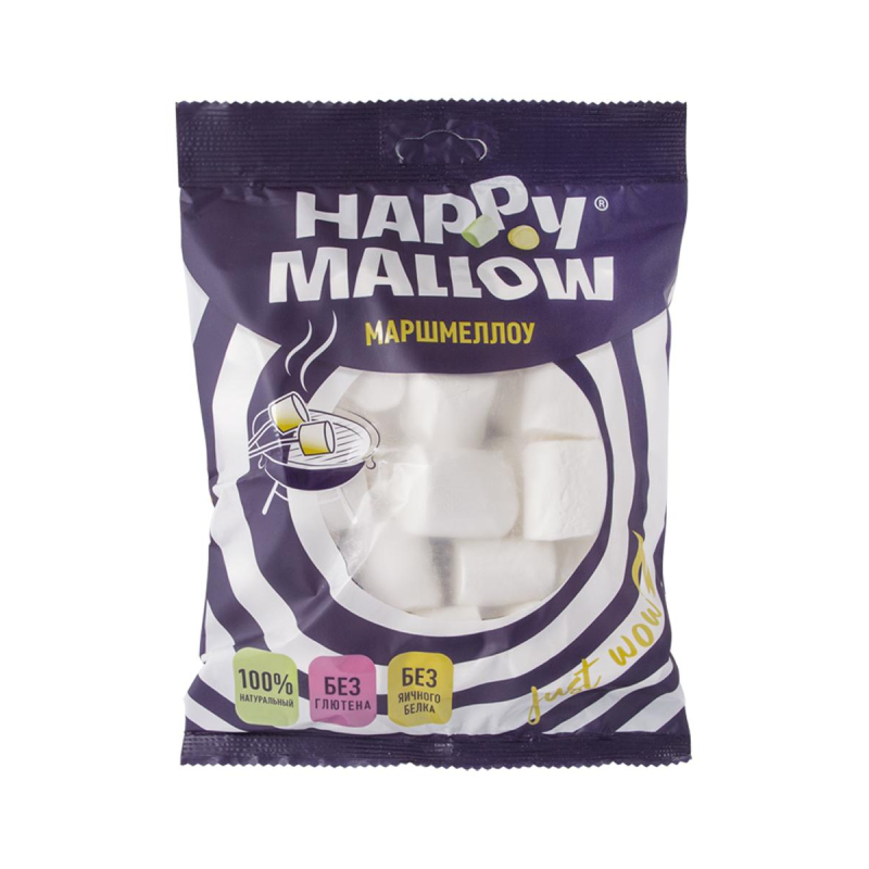 Зефир Happy Mallow воздушный для десертов