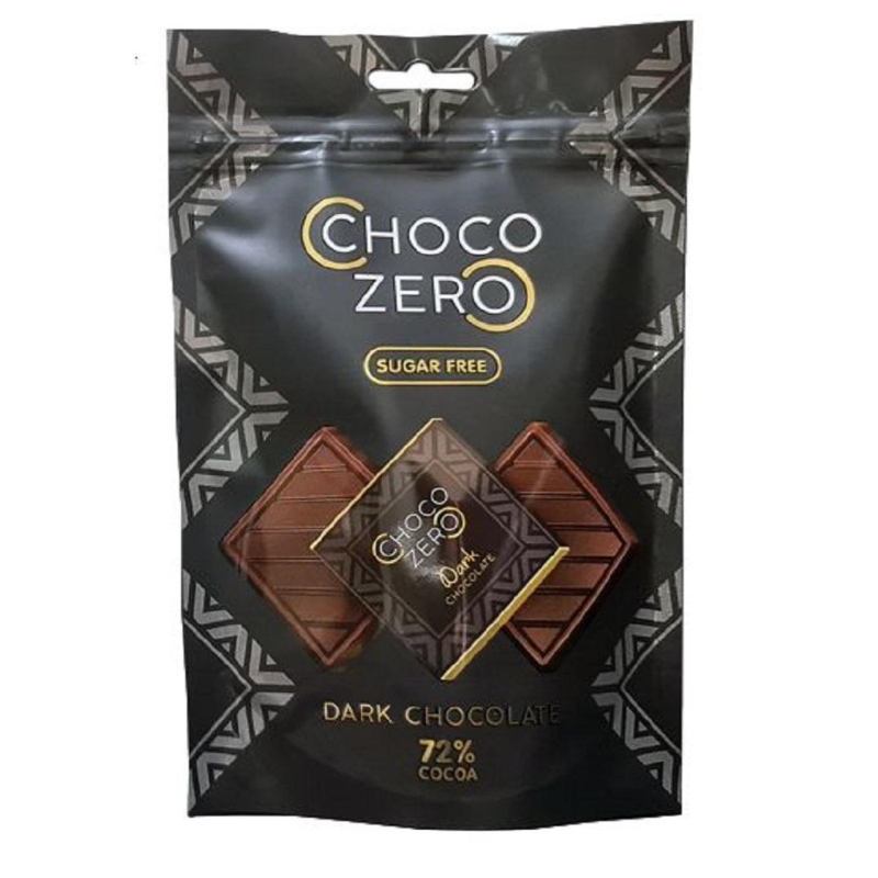 Шоколад порционный ChocoZero горький 72% без сах.