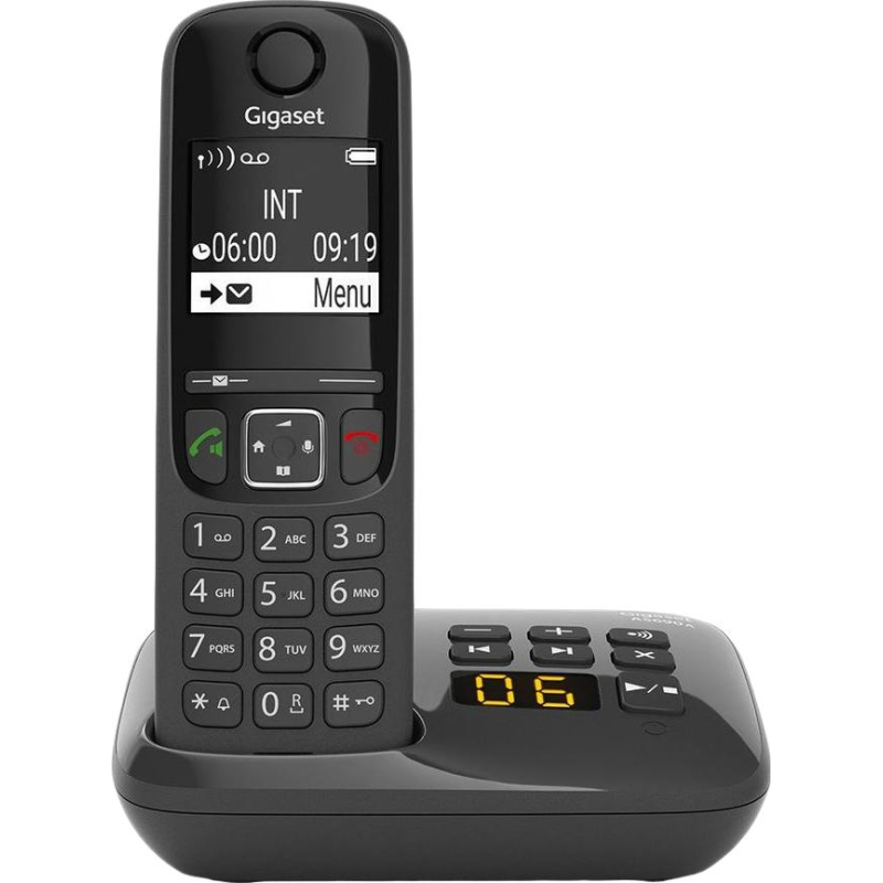 Радиотелефон Dect Gigaset AS690A DUO RUS черный