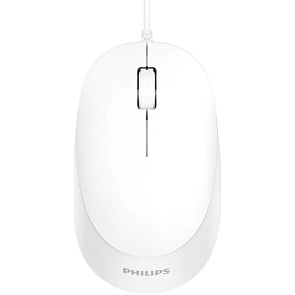 Мышь компьютерная Philips (SPK7207W/01) Проводная/3 кн/USB 2.0/1200dpi/Бел