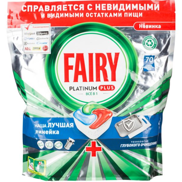 Капсулы д/посудомоечных машин Fairy Original All in 1 Свеж трав