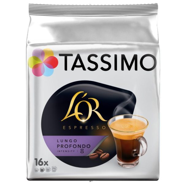 Кофе в капсулах Tassimo L'OR Lungo Profondo нат.жар.мол.