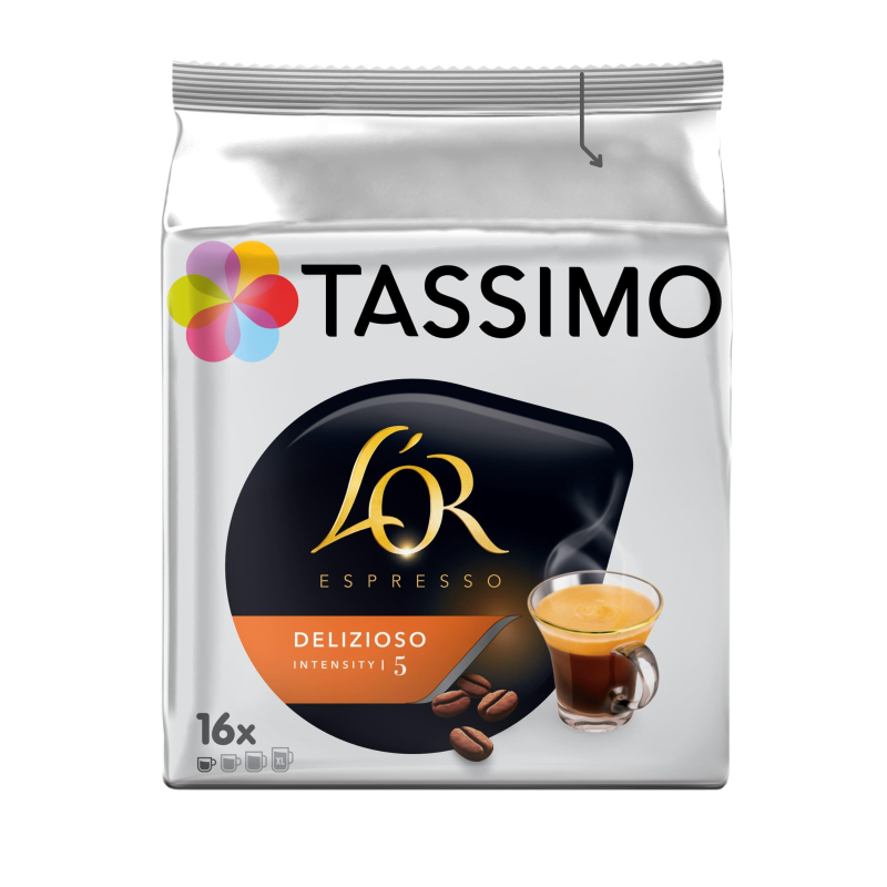 Кофе в капсулах Tassimo L'OR Espresso Delizioso нат.жар.мол.