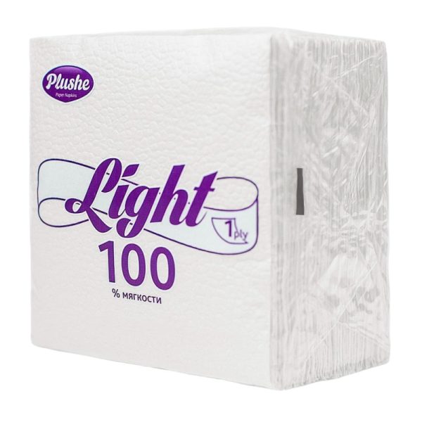 Салфетки бумажные Plushe Light 22