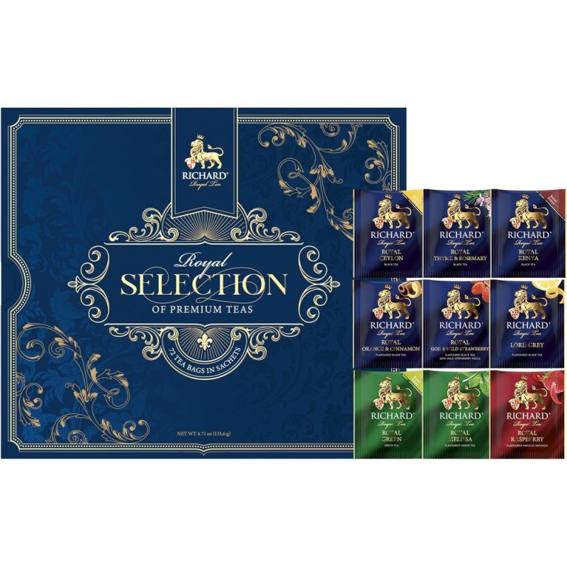 Чай  Richard Royal Selection of Premium Teas 9 вкусов