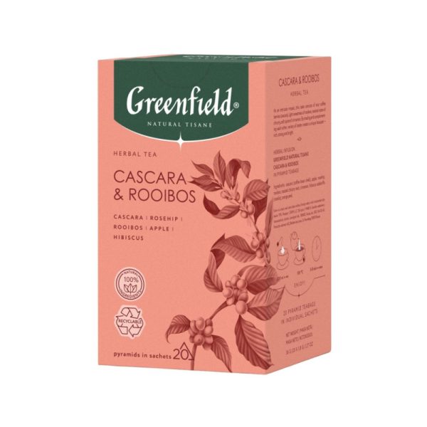 Чай Greenfield Natural Tisane Cascara & Rooibos травяной