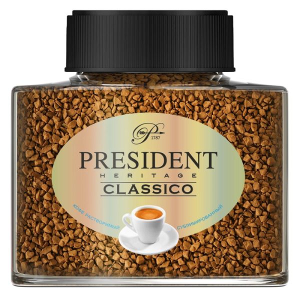 Кофе President Heritage Classico раств. сублим