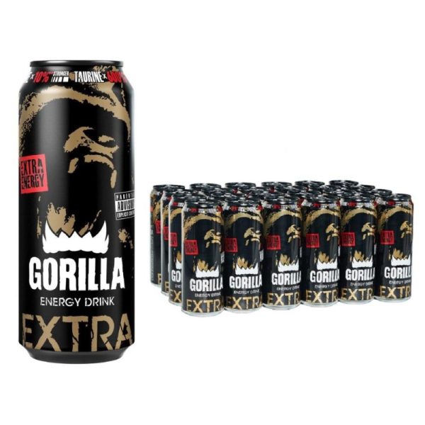 Напиток энергетический Gorilla Extra energy безалк тониз ж/б 0