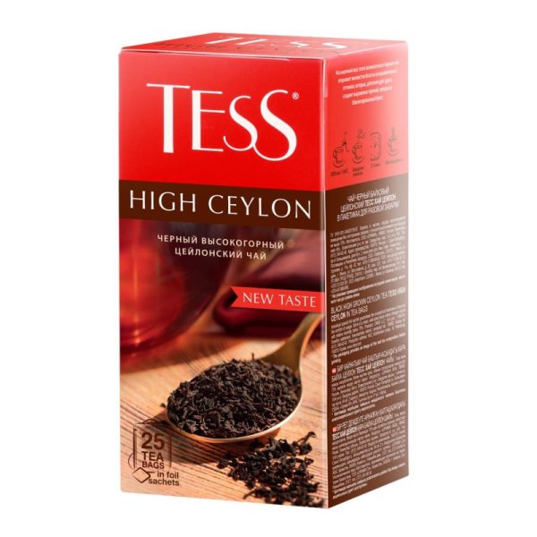 Чай черный пакетированный Tess High Ceylon