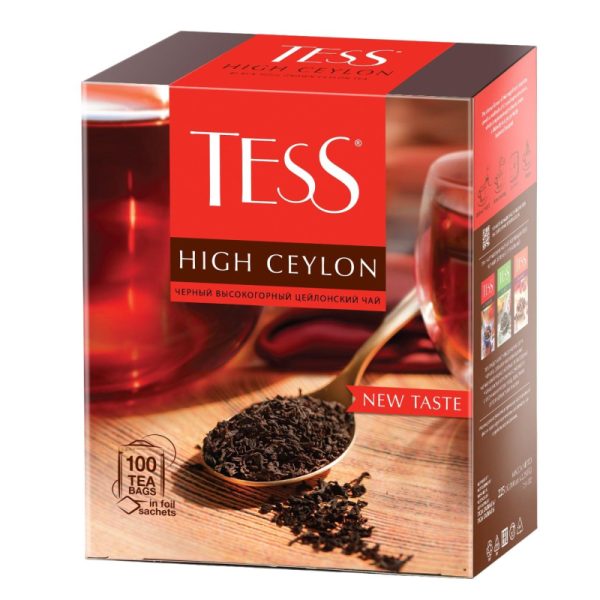 Чай черный пакетированный Tess High Ceylon