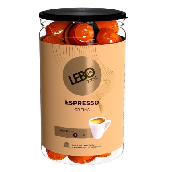 Кофе в капсулах LEBO Espresso Crema