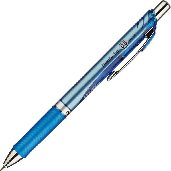 Ручка гелевая автоматическая PENTEL BLN75-CO EnerGel рез.манж 0