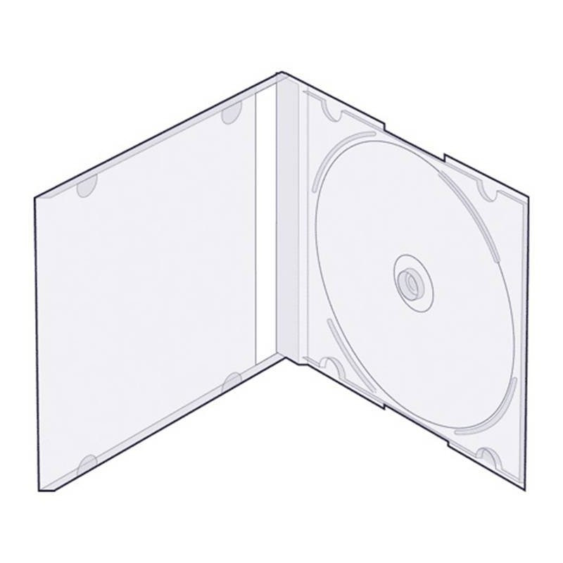 Бокс для CD/DVD дисков Slim Box