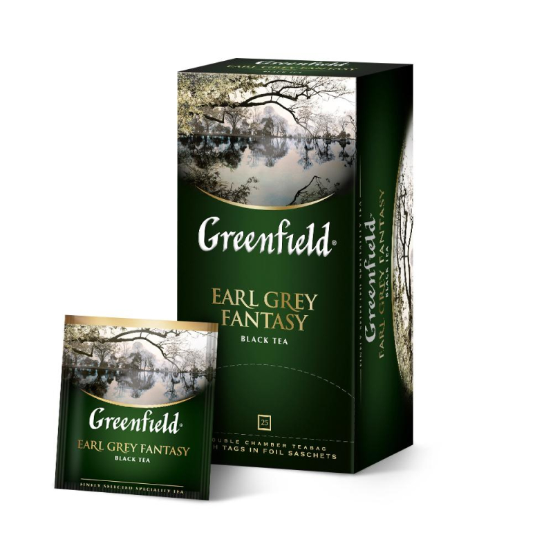 Чай Greenfield Earl Grey Fantasy черный фольгир.25пак/уп 0427-10