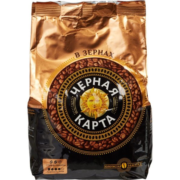 Кофе Черная карта в зернах