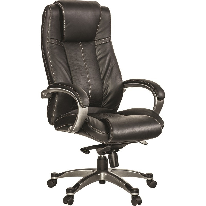 Кресло BN_Dp_Руководителя EChair-604 ML кожа черная