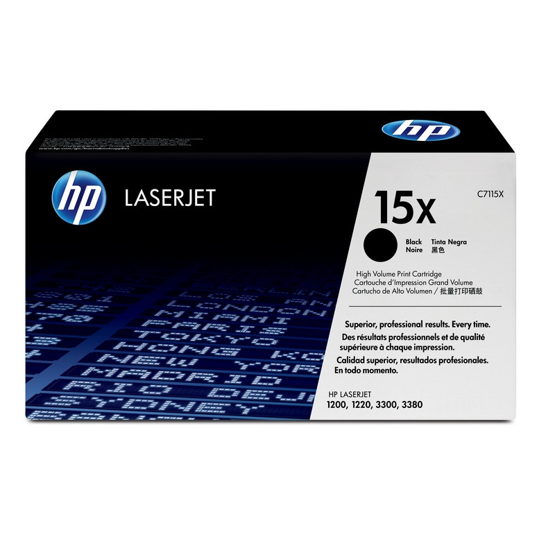 Картридж лазерный HP 15X C7115X чер. пов.емк. для LJ 1200/12