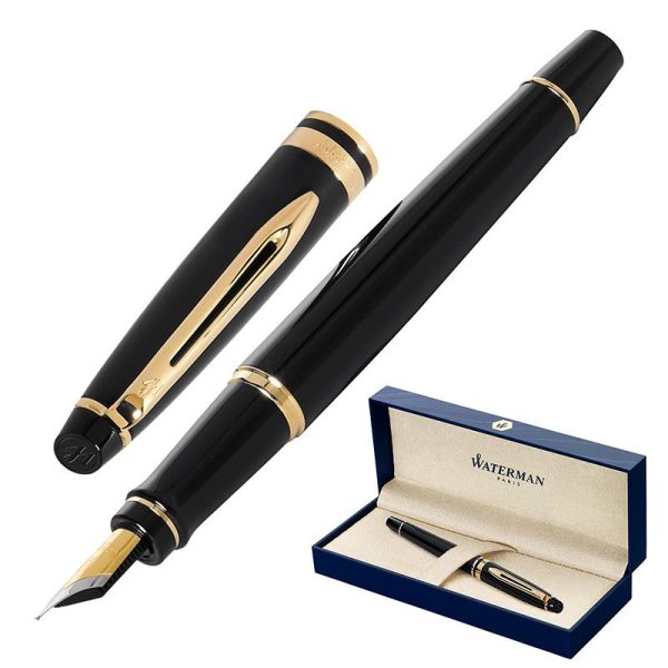 Ручка перьевая WATERMAN EXPERT S0951640 черн. корп