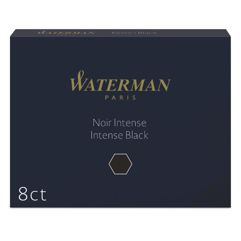 Картридж чернильный для перьевой ручки WATERMAN Cartridge Size Standard чер