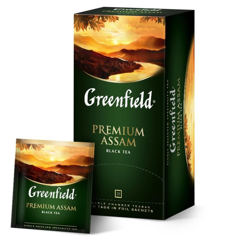 Чай Greenfield Premium Assam черный