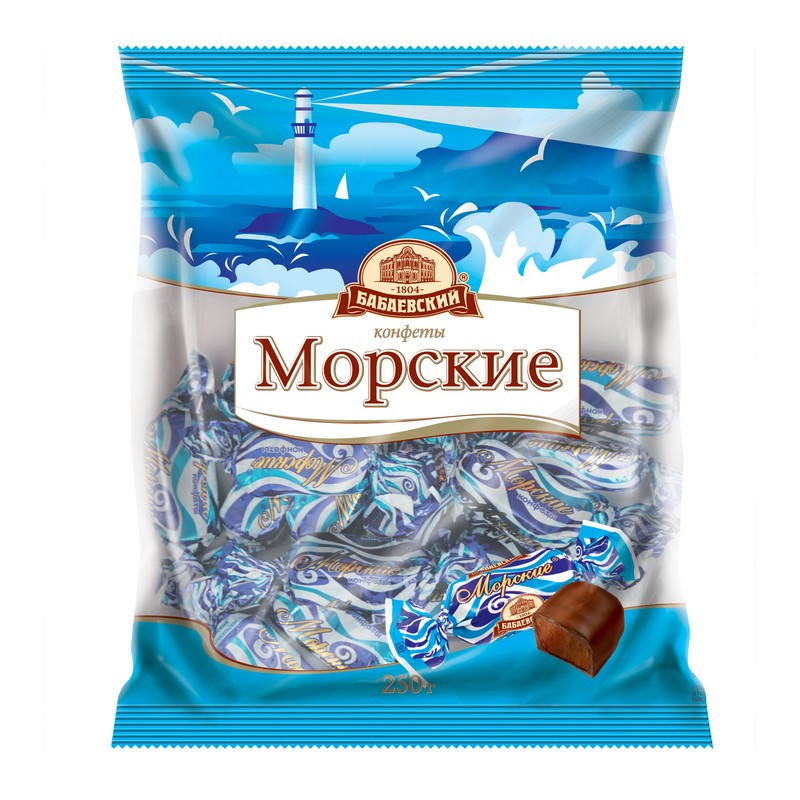 Конфеты шоколадные Морские 250г