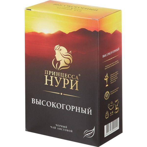 Чай черный Принцесса НУРИ Высокогорный листовой 250г