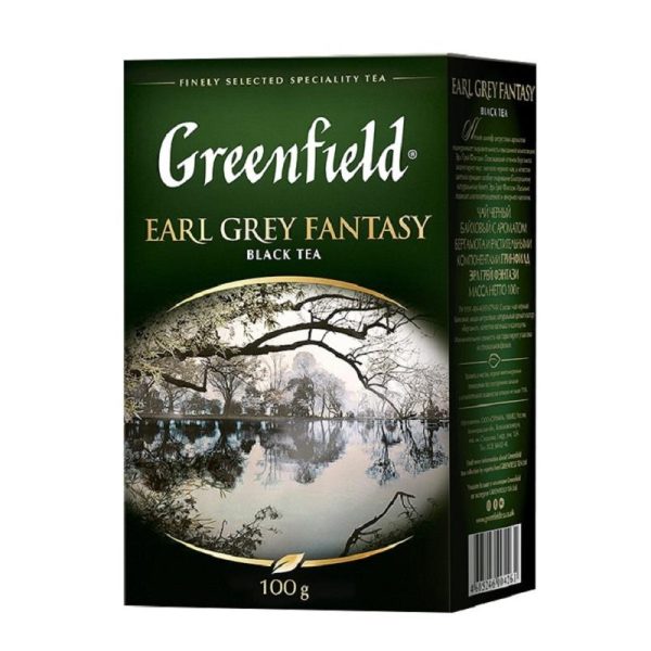 Чай черный Greenfield Earl Grey Fantazy листовой 100г 0426-14