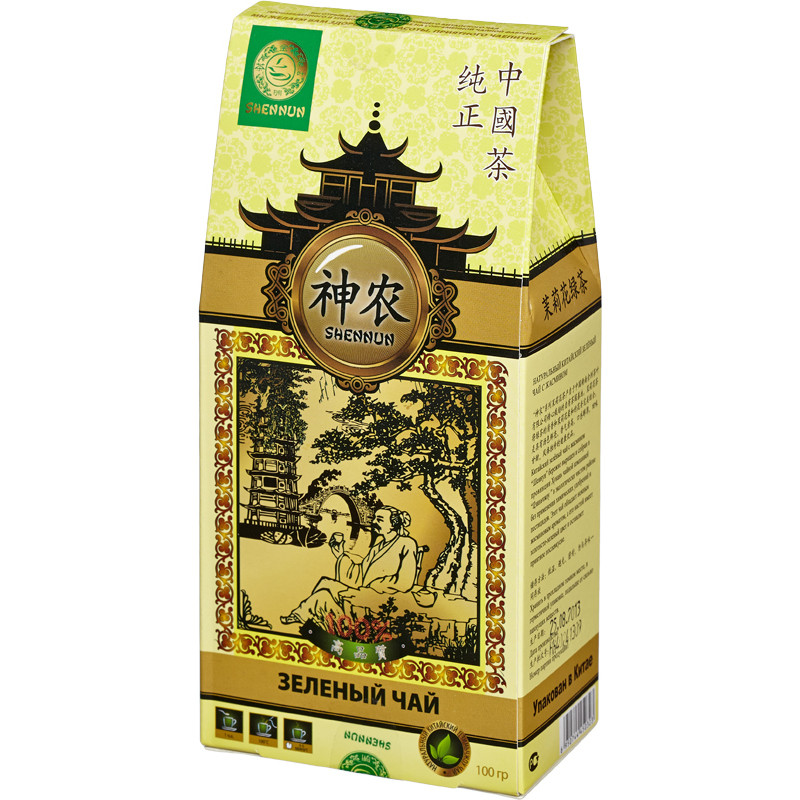 Чай Shennun Мо Ли Мао Фен зеленый с жасмин