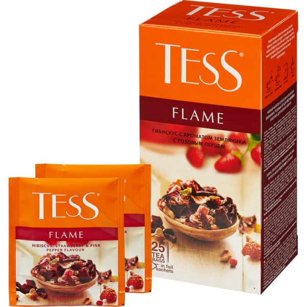 Чай TESS FLAME фруктовы 25пак