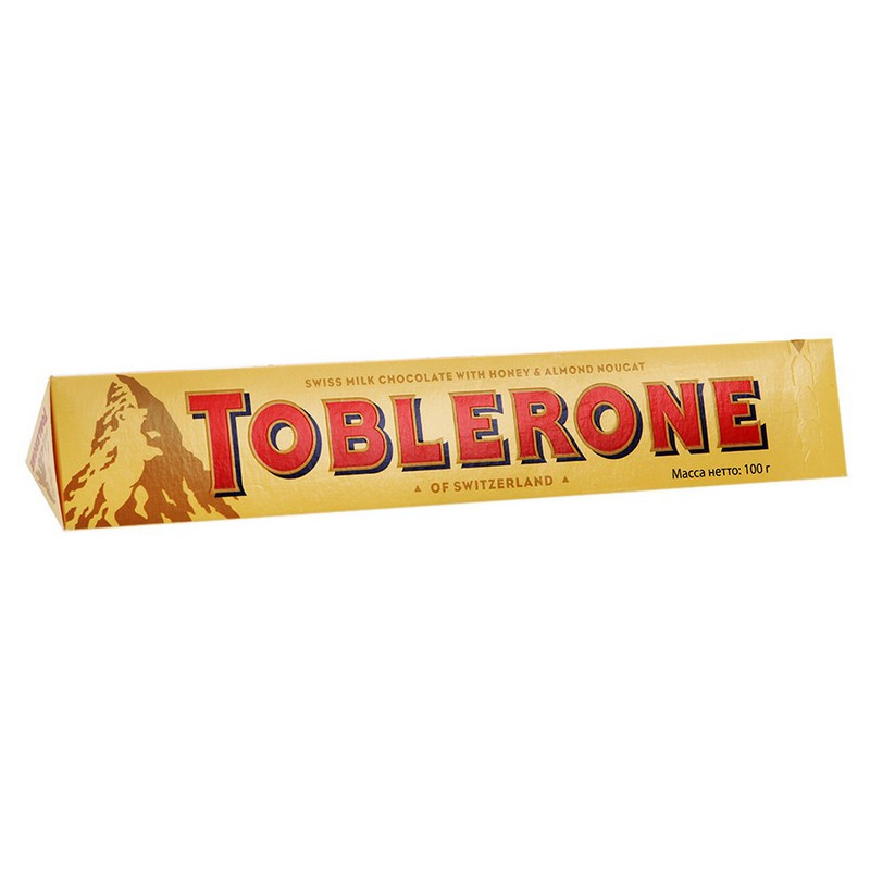 Шоколад TOBLERONE молочный с нугой 100г