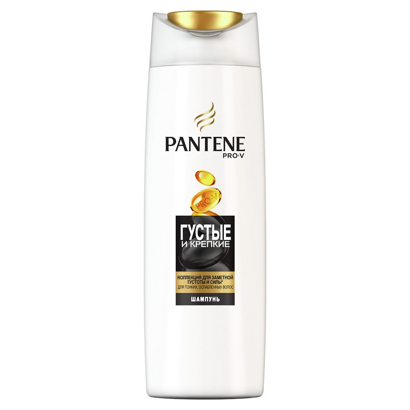 Шампунь PANTENE Густые и крепкие для тонких и ослабленных волос400мл