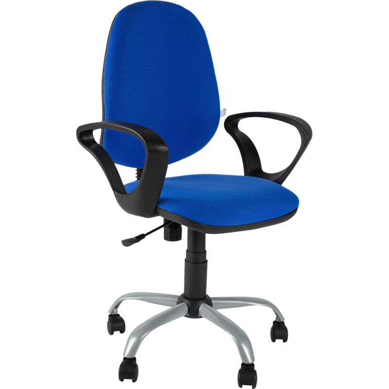 Кресло FA_EChair-222 PC ткань синяя ТК9