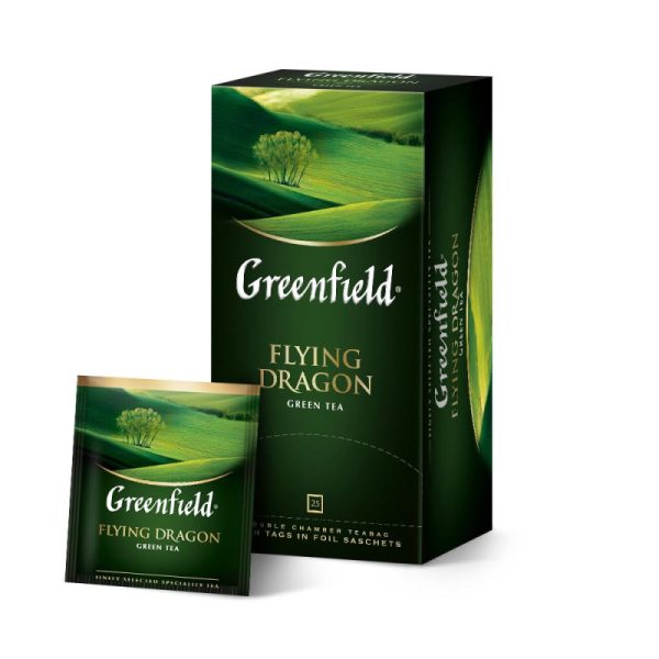 Чай Greenfield Flying Dragon зеленый фольгир.25пак/уп 0358-10