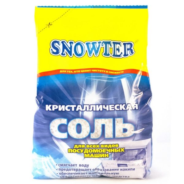 Соль для посудомоечных машин SNOWTER  1