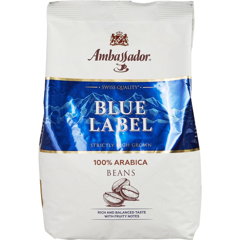 Кофе Ambassador Blue Label в зернах