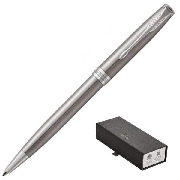 Ручка шариковая PARKER SONNET STAINLESS STEEL СT черный 0