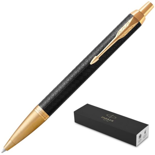 Ручка шариковая Parker IM Premium Black/Gold GT