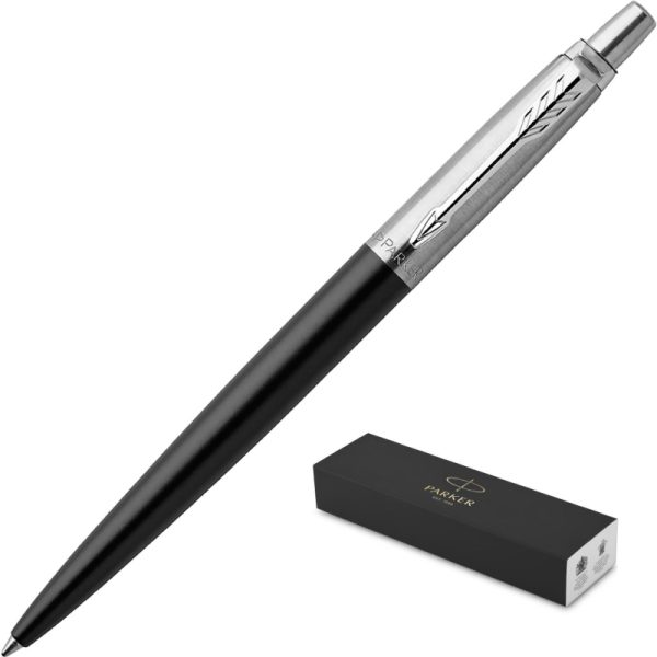 Ручка шариковая PARKER JOTTER BOND STREET BLACK CT синий  1