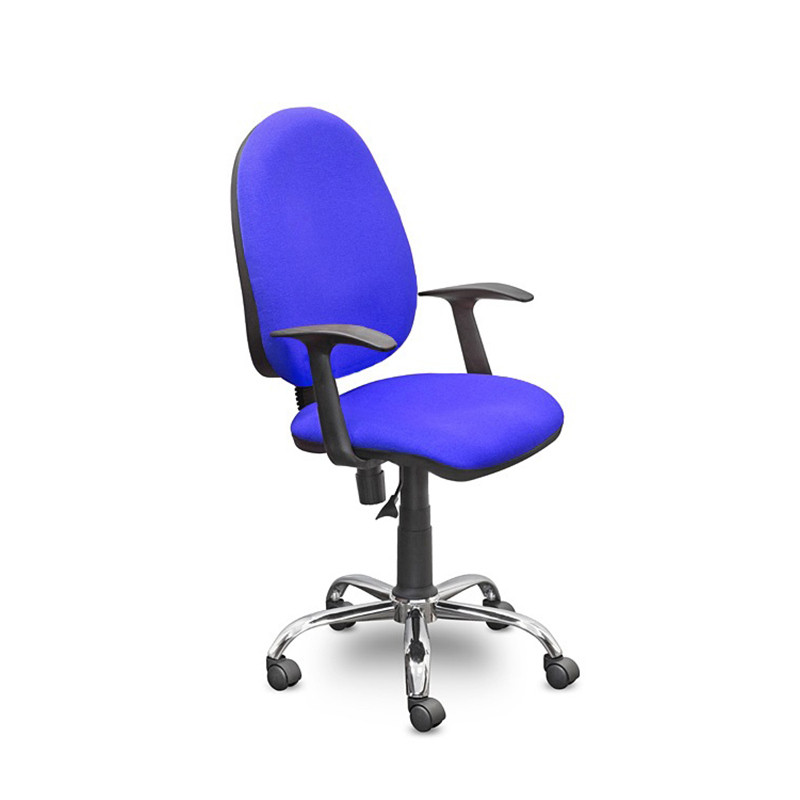 Кресло UP_EChair 223 PC ткань синяя С06
