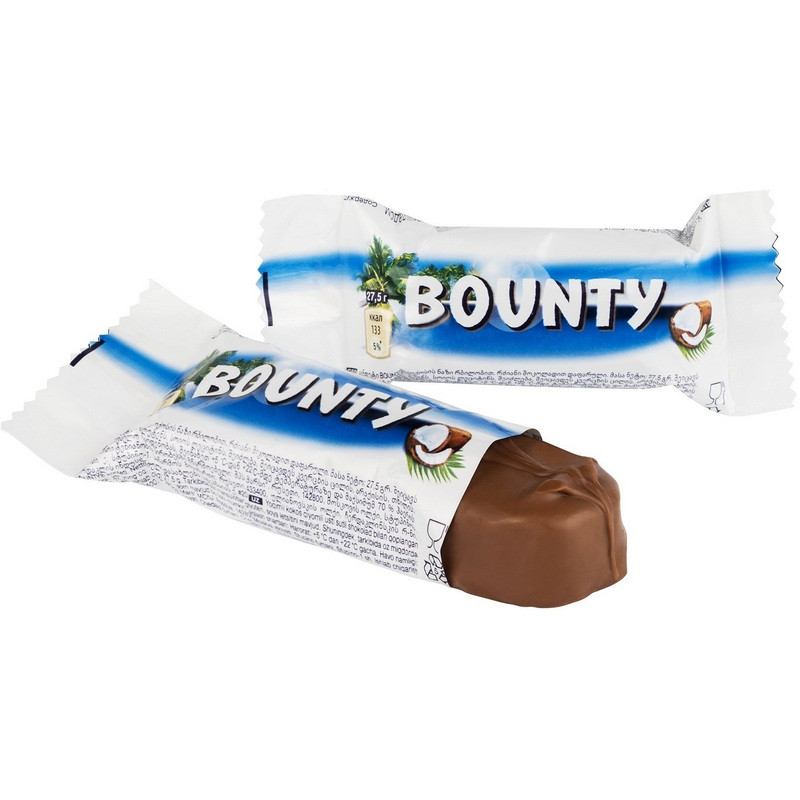 Шоколадный батончик Bounty миниc