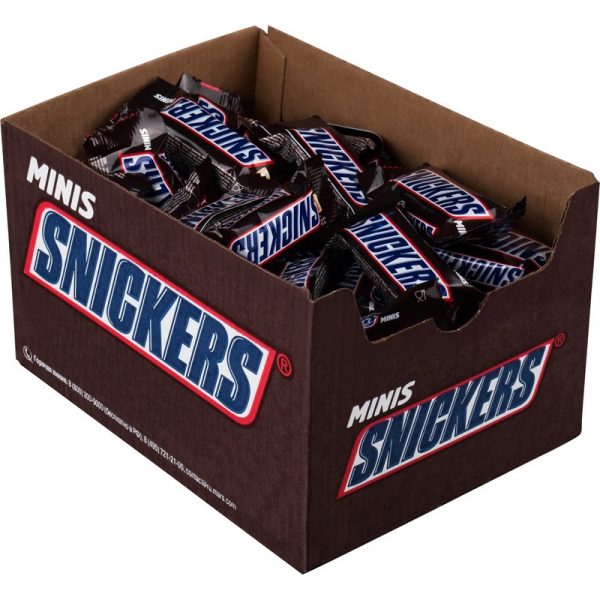 Шоколадный батончик Snickers миниc