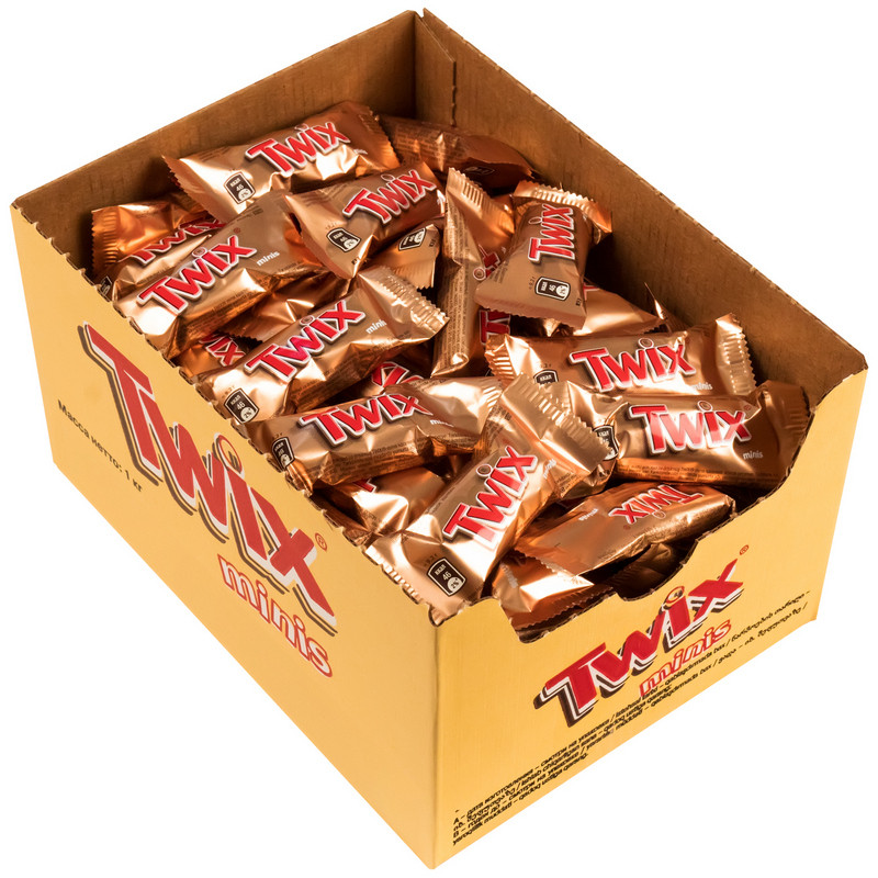 Шоколадный батончик Twix миниc