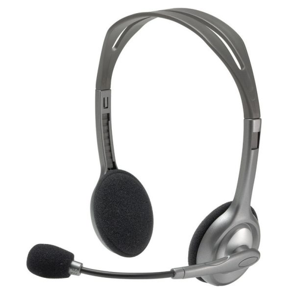 Гарнитура проводная Logitech Stereo Headset H111 Сер(981-000594/981-000593)