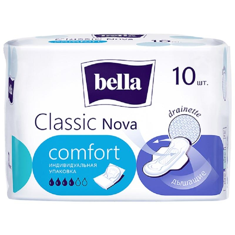 Прокладки женские гигиенические bella Classic Nova Сomfort