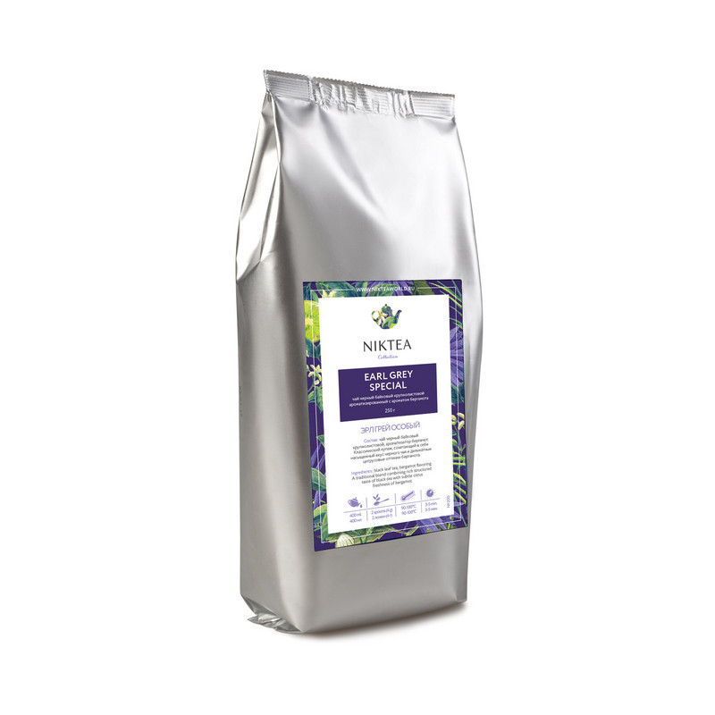 Чай Niktea Earl Grey особый черн.байховый аромат.
