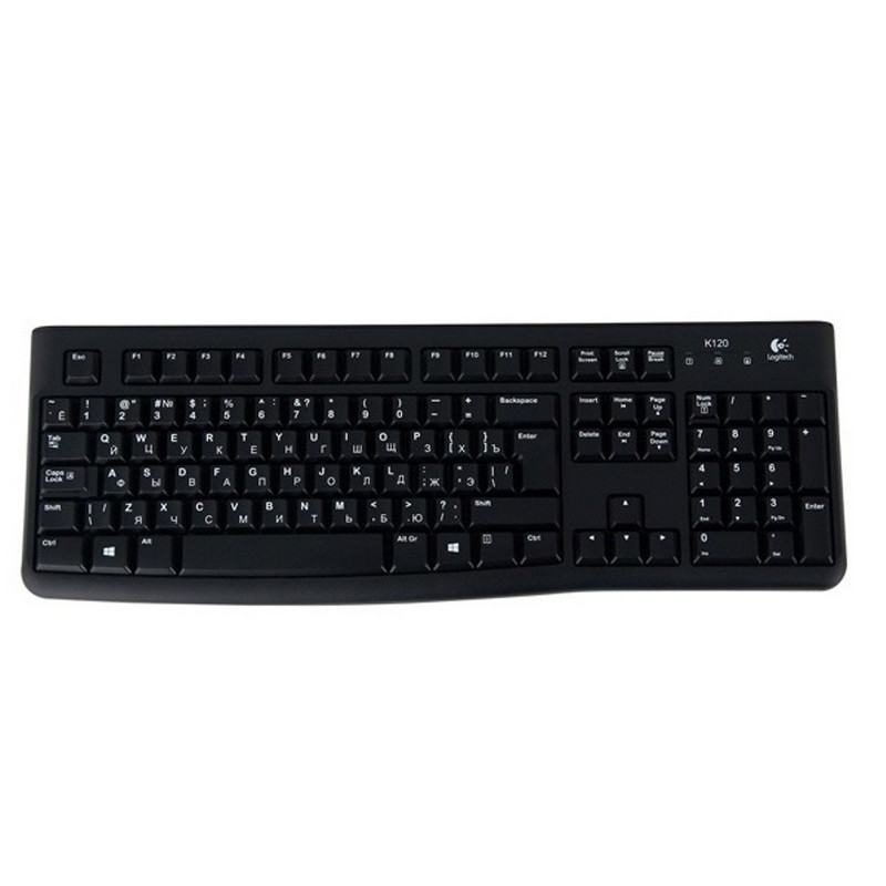 Клавиатура Logitech Keyboard K120 For Business Black USB (920-002522)