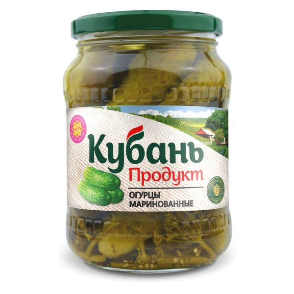 Огурцы Консервация Кубань продукт маринованные