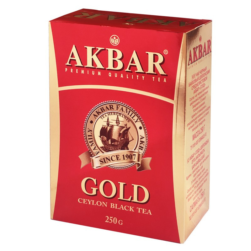 Чай Akbar Gold листовой черный FBOP