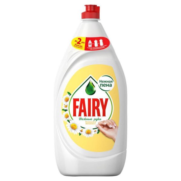 Средство для мытья посуды Fairy Нежные руки Ромашка 1