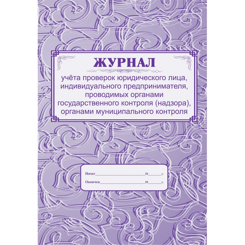 Журнал учета проверок юридического лица